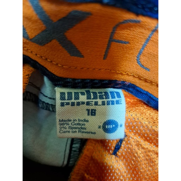 Urban Pipeline Boys Striped knee length Board Shorts 16 - Picture 3 of 5